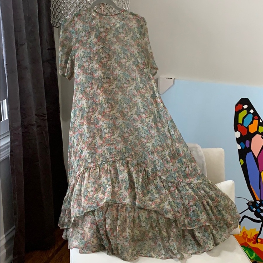 Zara floral dress midi